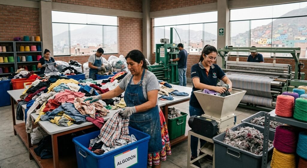 Reciclaje textil: cómo impulsar el empleo inclusivo y la economía circular - Modaes